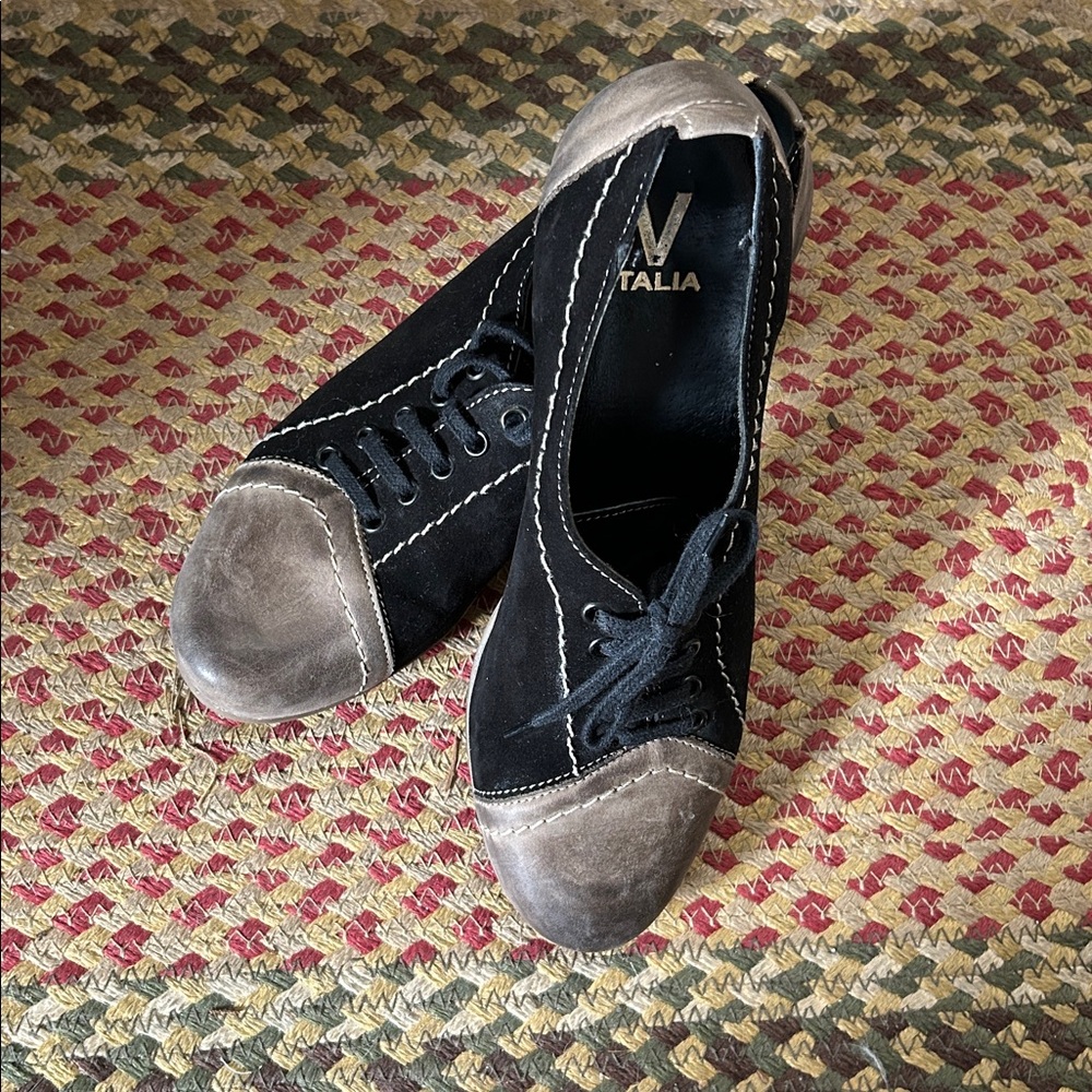 V-Italia lace up shoes 
Super cute comfortable and a unique design